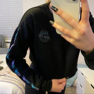 Alpha Phi cropped sweatshirt